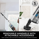 SHARK IZ380UKT PowerPro Pet Cordless Stick Vacuum Cleaner - 50 Minutes Run Time - Java Metallic additional 5