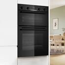 BOSCH MBA533BB3B Series 4 Built-in 60cm Double Oven - Black additional 2