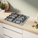 BOSCH PBP6B5K60 Series 2 60cm 4 Burner Gas Hob - Stainless Steel additional 3
