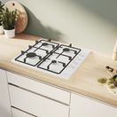 BOSCH PBP6B2K60 Series 2 60cm 4 Burner Gas Hob - White additional 3