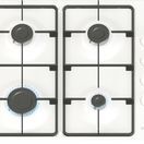 BOSCH PBP6B2K60 Series 2 60cm 4 Burner Gas Hob - White additional 2