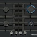 BOSCH PNP6B6K40 Series 4 60cm 4 Burner Gas Hob - Black Glass additional 1