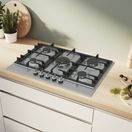 BOSCH PCQ7A5I90 Series 6 5 Burner 75cm Gas Hob - Stainless Steel additional 2