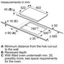BOSCH PKH811BB1D Series 4 80cm 4 Zone Electric Hob - Black additional 6