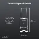 NUTRIBULLET 2776 NB-500 McLaren Ultra Blender - Grey additional 10
