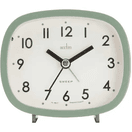 ACCTIM 15905 Hilda Retro non-Ticking Alarm Clock Cloverfield Green additional 1