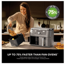 NINJA DZ400UK 9.5 litre 6-in-1 Dual Zone Air Fryer - Gun Metal Grey additional 8