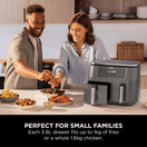 NINJA DZ300UK 7.6 litre 6-in-1 Dual Zone Air Fryer - Gun Metal Grey additional 8