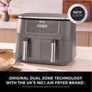 NINJA DZ300UK 7.6 litre 6-in-1 Dual Zone Air Fryer - Gun Metal Grey additional 2