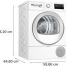 BOSCH WTH85226GB 8kg Freestanding Heat Pump Tumble Dryer - White additional 2