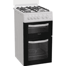 HOTPOINT HTG5GCWL 50cm Gas Twin Cavity Cooker - White additional 5