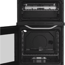 HOTPOINT HTG5GCWL 50cm Gas Twin Cavity Cooker - White additional 2