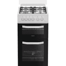 HOTPOINT HTG5GCWL 50cm Gas Twin Cavity Cooker - White additional 1