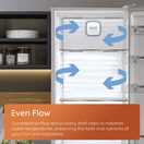 HOTPOINT HPK26363W4UK 60x186cm Total No Frost 60/40 Fridge Freezer - White additional 2