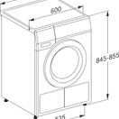 MIELE TEC645 WP 8kg Heat Pump Tumble Dryer - White additional 3