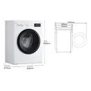LG F4A10S8NWK 8kg 1400 Spin Washing Machine - White additional 14
