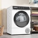 BOSCH WQH246D9GB Series 6 9kg Heat-Pump Tumble Dryer White additional 8