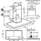 AEG DBX4651M 60cm ExtractionTech T Shaped Cooker Hood - Stainless Steel additional 10