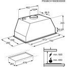 AEG DGB3850M ExtractionTech 70cm Canopy Cooker Hood Stainless Steel additional 8