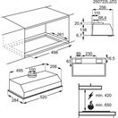 AEG DGX3523S ExtractionTech 52cm Canopy Cooker Hood Grey additional 8