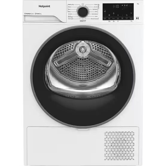 HOTPOINT CHD84MWBSUK 8KG Heat Pump Tumble Dryer - White