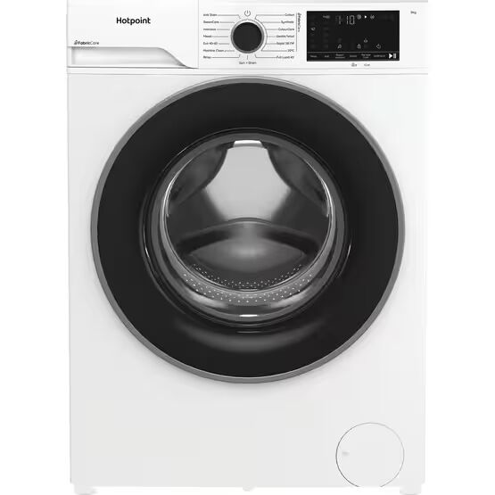 HOTPOINT HB93CAREUK Freestanding 9kg Washing Machine - White