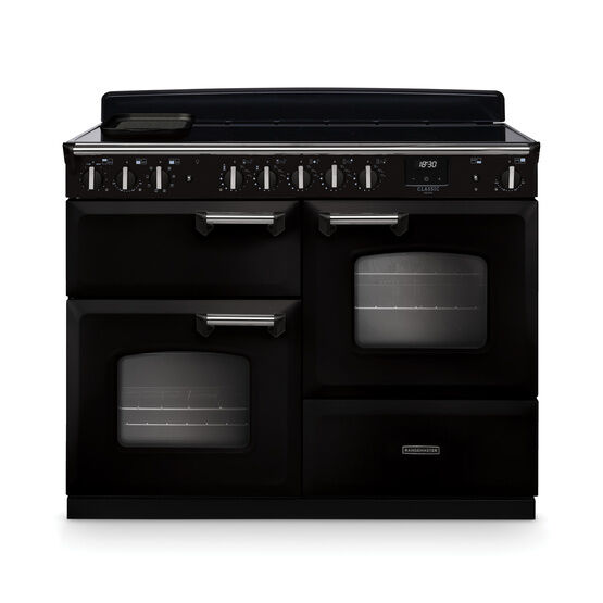 RANGEMASTER CLDLO110EIPGBL/CM1 Classic Deluxe 110cm OC Induction Black/Chrome