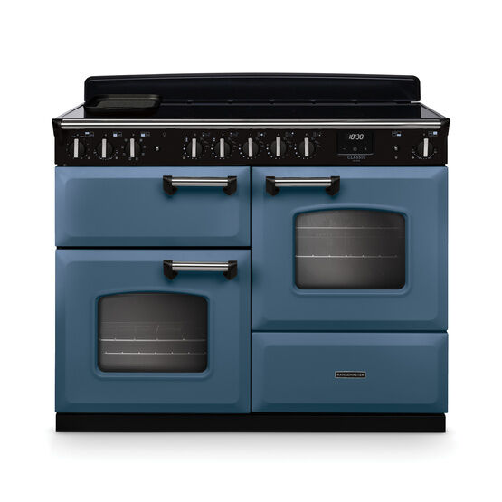 RANGEMASTER CLDLO110EIPSTB/CM1 Classic Deluxe 110cm OC Induction Stone Blue/Chrome