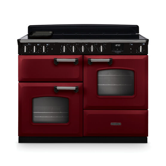 Rangemaster Classic Deluxe 110cm OC Induction Bordeaux/Chrome CLDLO110EIPBOR/CM1