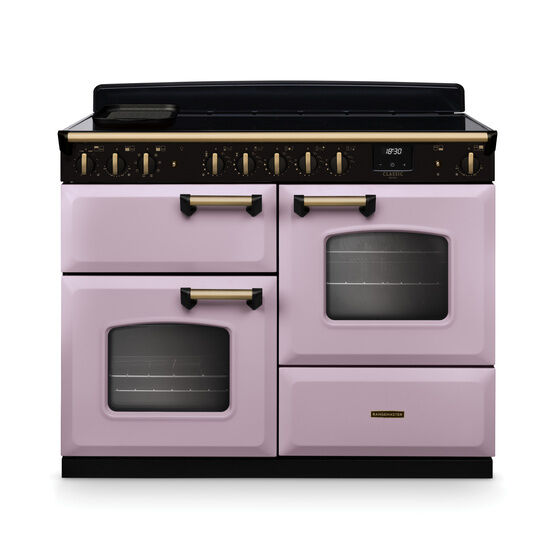RANGEMASTER CLDLO110EIPHTH/AB1 Classic Deluxe 110cm OC Induction Heather/Antique Brass