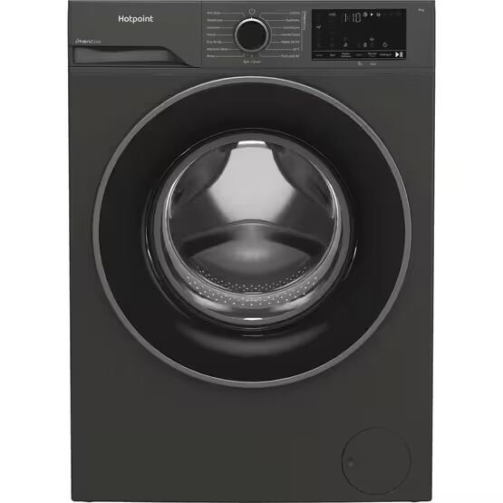 HOTPOINT HB93GCAREUK Freestanding 9kg Washing Machine - Grey