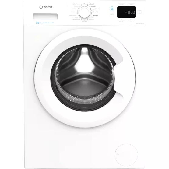 INDESIT IP846PUSHGOUK Push&amp;Go 8KG Washing Machine - White