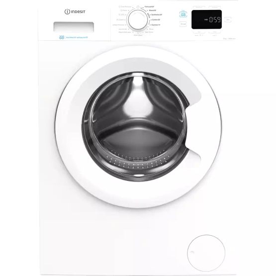 INDESIT IP946PUSHGOUK Push&amp;Go 9KG Washing Machine - White