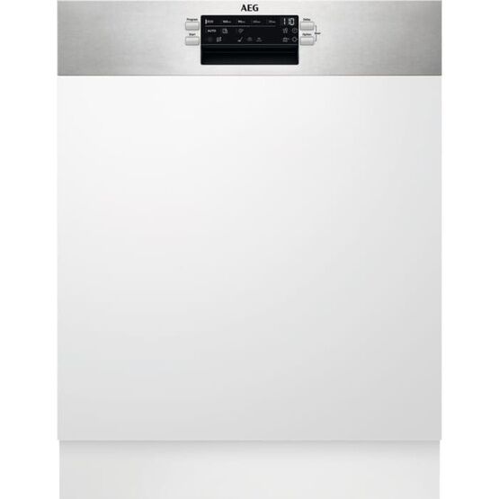 AEG FEE64917ZM 6000 Semi-Integrated 60cm Dishwasher - Stainless Steel