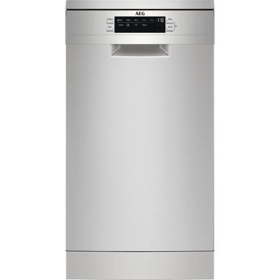 AEG FFB73527ZM 7000 Freestanding Slimline Dishwasher - Stainless Steel