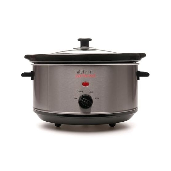 Kitchen Perfected 3.5L Manual Slow Cooker Stainless Steel E3036SS