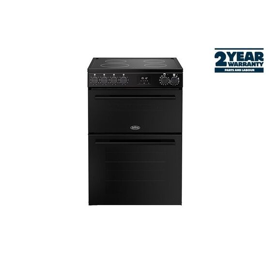 BELLING 444412058 Vision 60cm Electric Induction Double Oven Cook Black