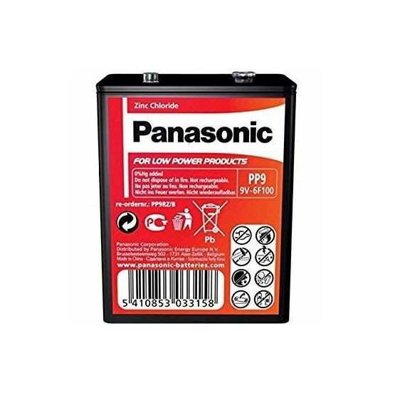 Panasonic EVER READY Panasonic Zinc PP9 9v Battery