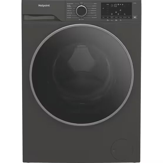 HOTPOINT HBD8680GANTISTAINUK Freestanding 8kg + 6kg Washer Dryer - Grey
