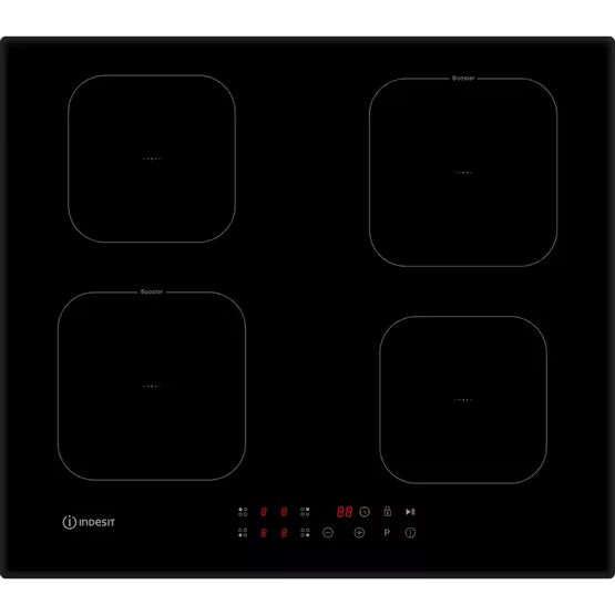 INDESIT ISF18Q60NE 59cm Induction Glass-Ceramic Hob - Black