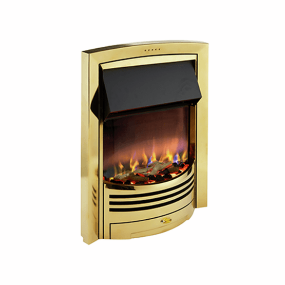 DIMPLEX 400000350 Glencoe Optiflame 3D Inset Electric Fire Brass