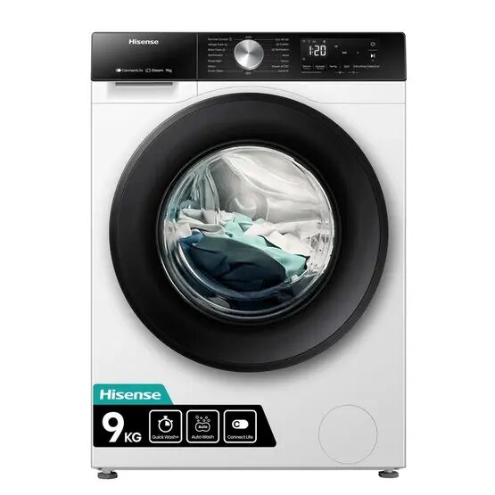 HISENSE WF3S9043BW3 9KG 1400 Spin Washing Machine - White
