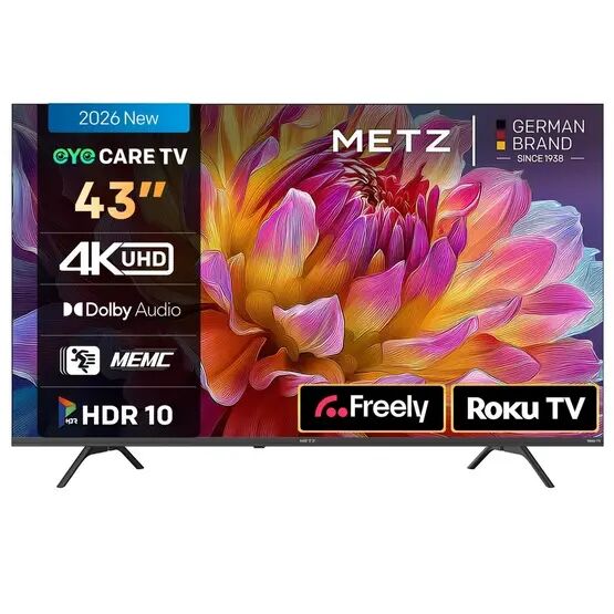 Metz 43MRF6000ZUK 43" 4K DLED Smart TV - Black
