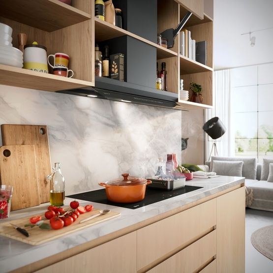 Buy NEFF D98XET2S0B N90 90cm Integrated Design Cooker Hood Matte Black ...