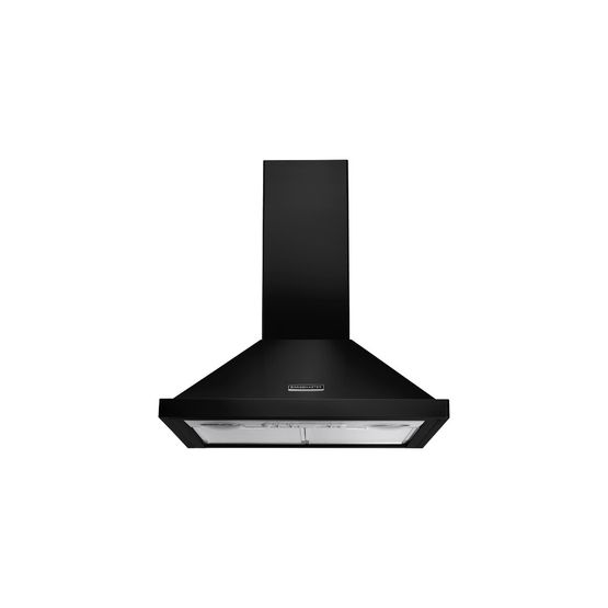 RANGEMASTER RHDC60BL/C 60cm Chimney Hood Black/Chrome