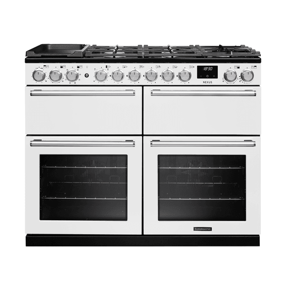 RANGEMASTER NEXB110DFPWHT/CM1 New Nexus BC 110cm White Dual Fuel