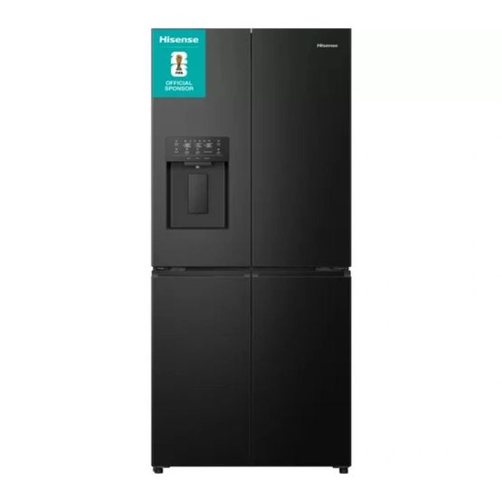 HISENSE RQ5P470SYFD Total No Frost American Fridge Freezer - Black