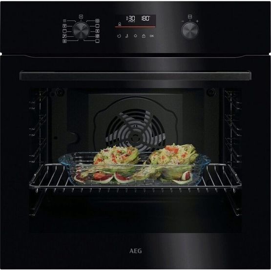 AEG OU5PB40XK Built-In Multifunction Single Electric Oven Gloss Black