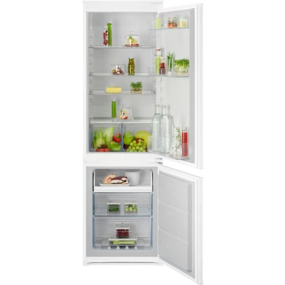 AEG NSC7N18ZES 54.6cm 70/30 Built In Frost Free Fridge Freezer - Sliding Hinge