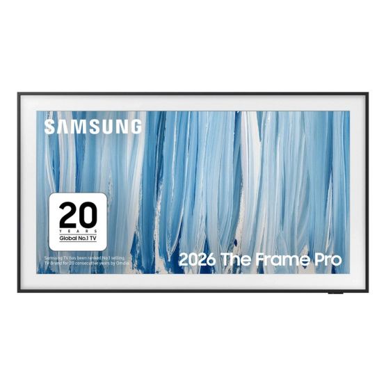 SAMSUNG QE55LS03HWUXXU 55" 4K The Frame Pro Neo QLED 4K Vision AI Smart TV Art Mode &amp; Wall Mount TV